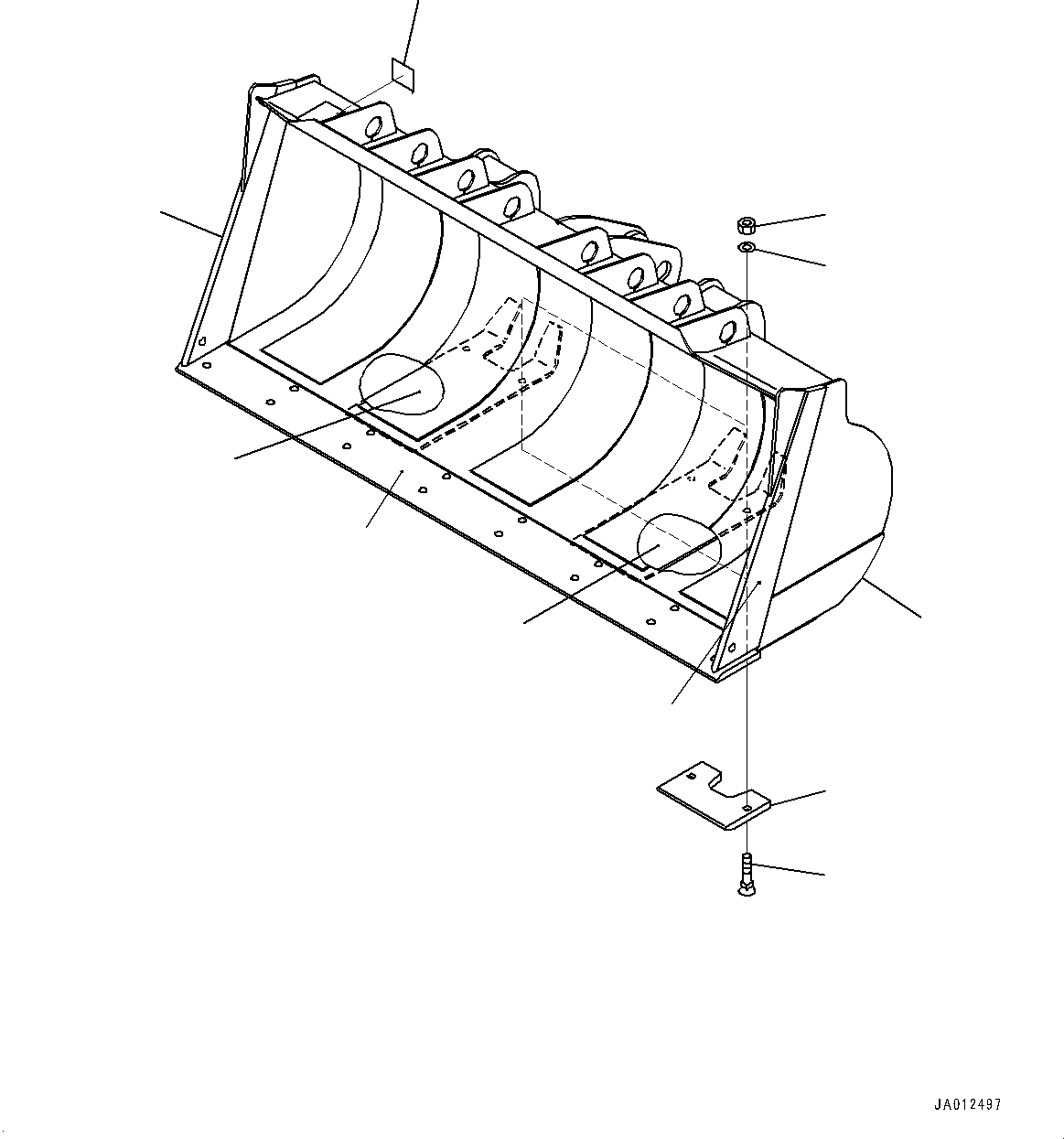 Bucket Assembly 419-806-5202 KOMATSU