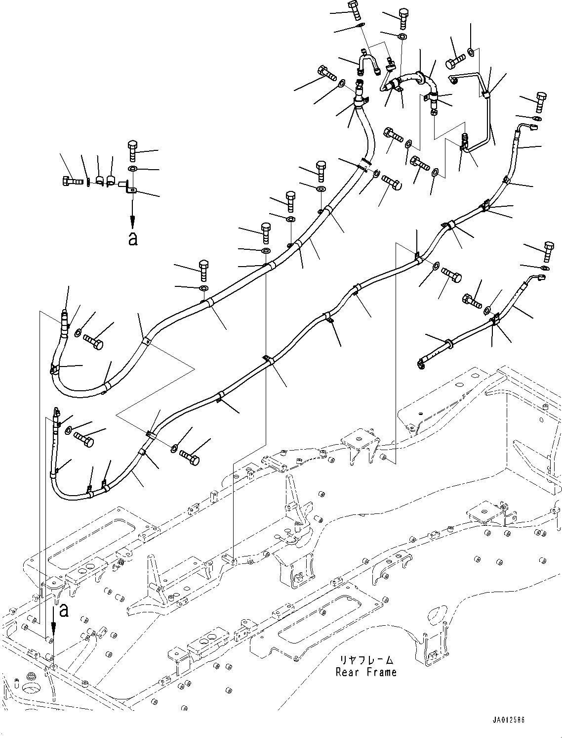 Шланг 23C-07-63151 KOMATSU