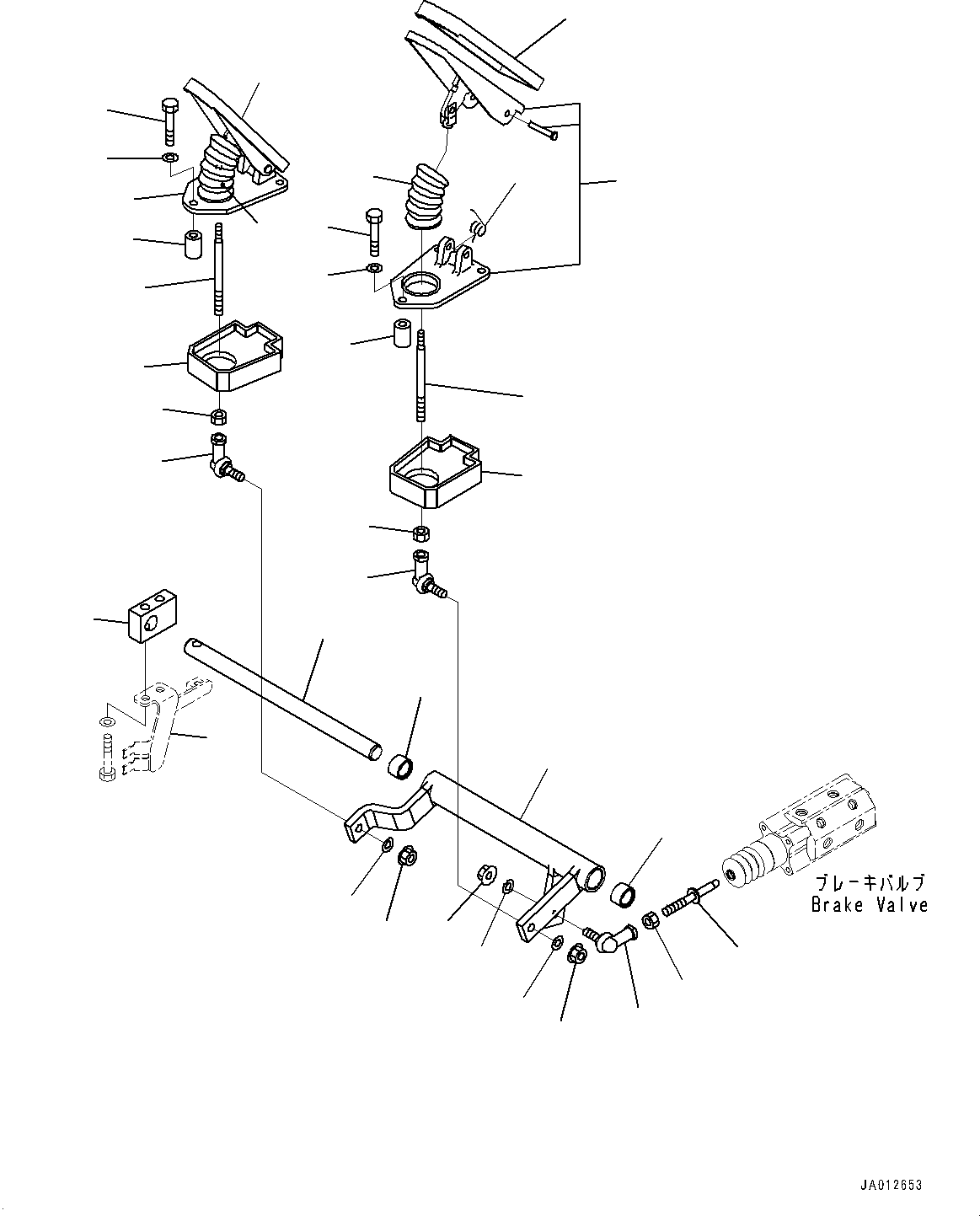 Bracket(ROPS Cab and Floor Frame Group,Joystick Steering Valve) (425-S33-4671) KOMATSU