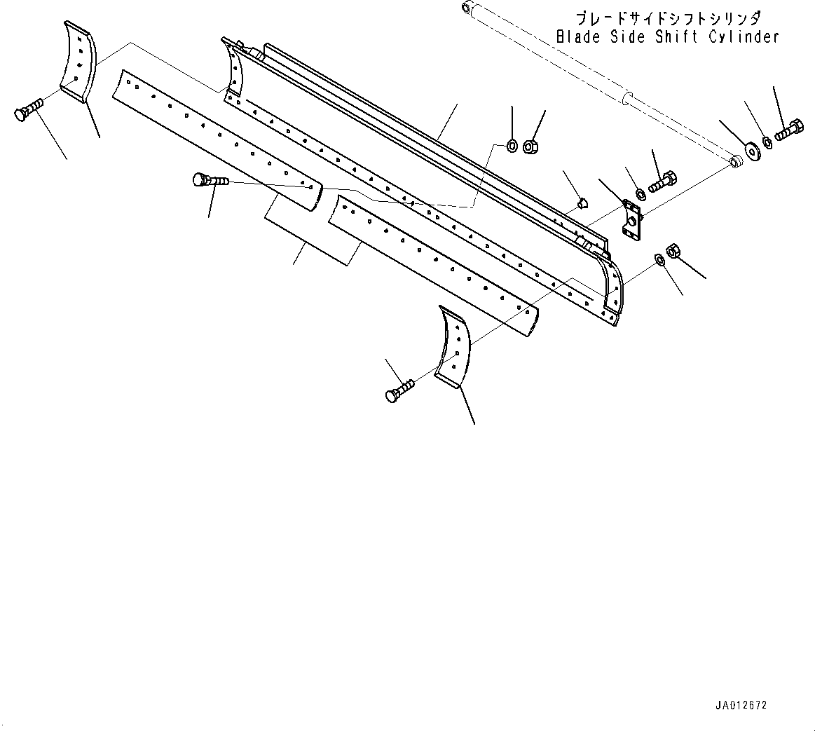 Edge, Side 23B-70-31271 KOMATSU