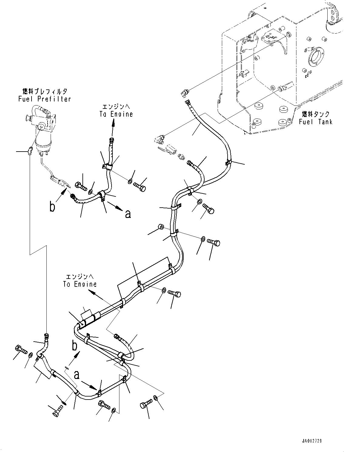 Шланг 11Y-04-31331 KOMATSU