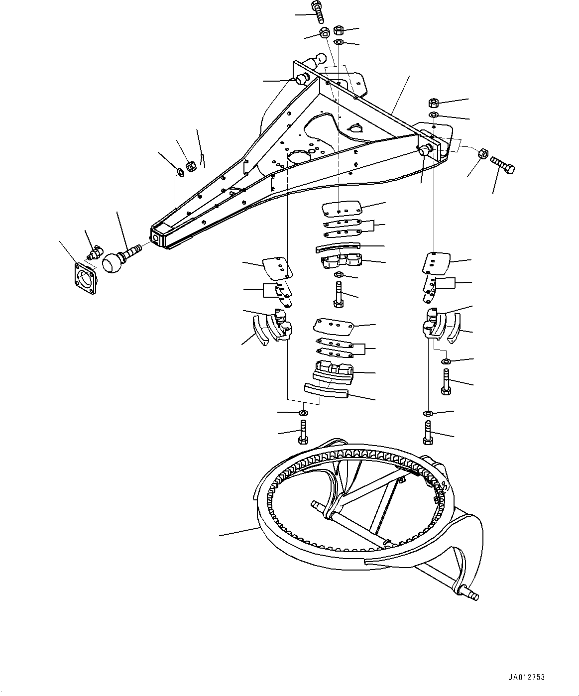Drawbar 23A-70-71320 KOMATSU