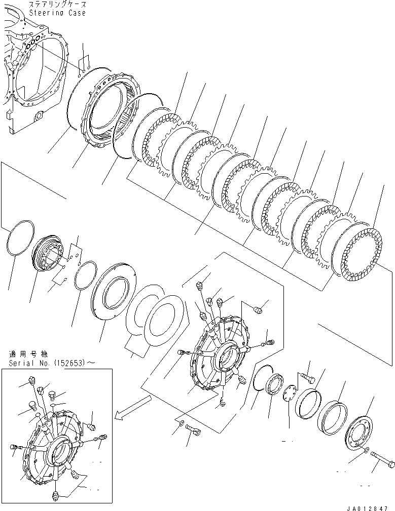 Корпус 17A-22-12221 KOMATSU