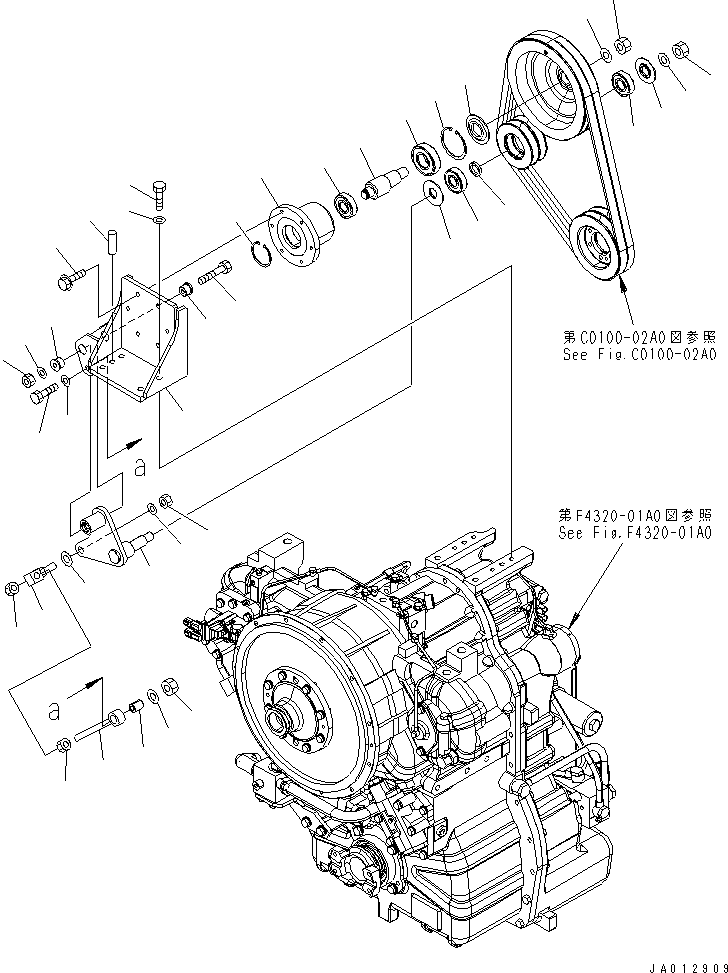 Кронштейн 23B-02-67310 KOMATSU