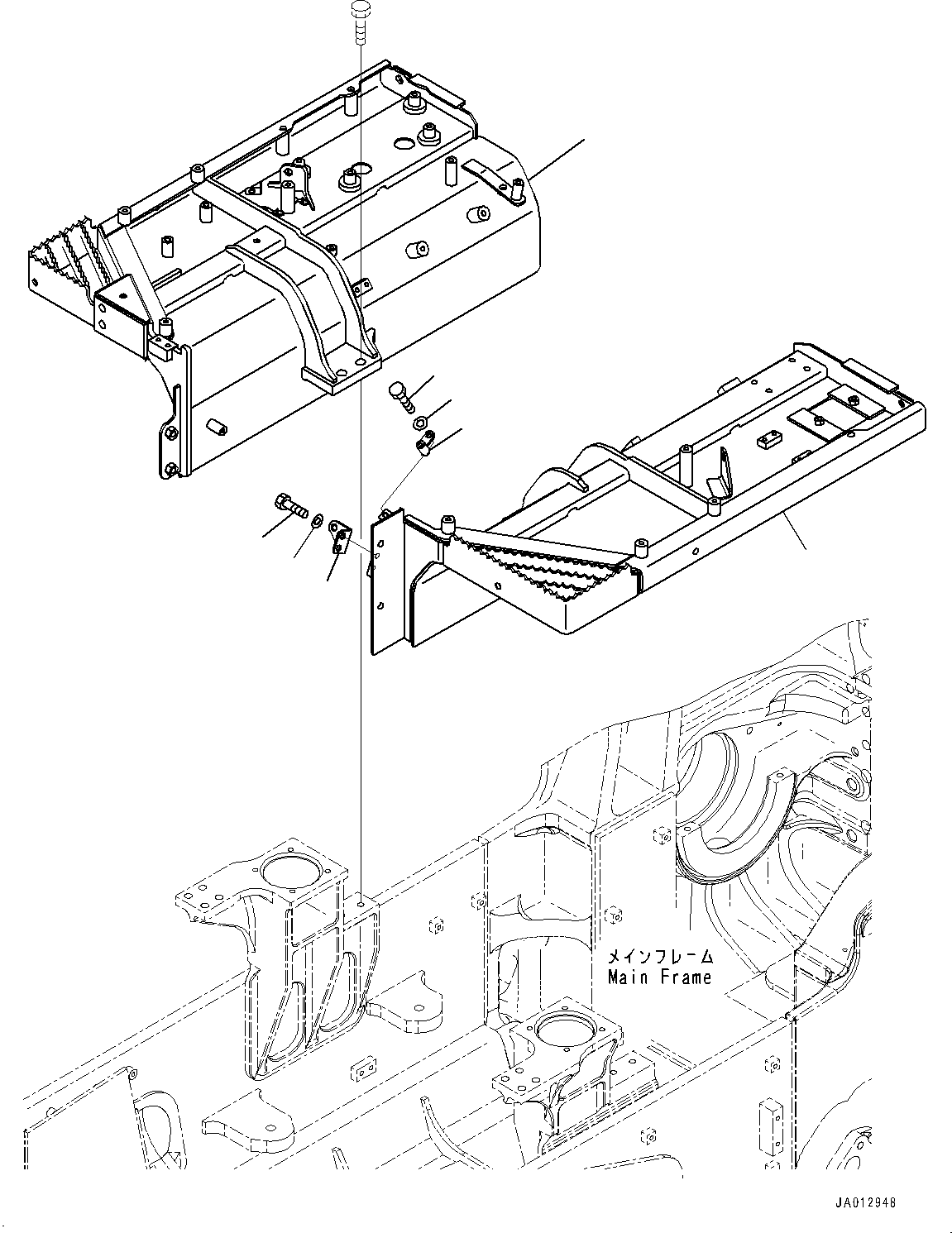 Крыло 14X-977-2513 KOMATSU
