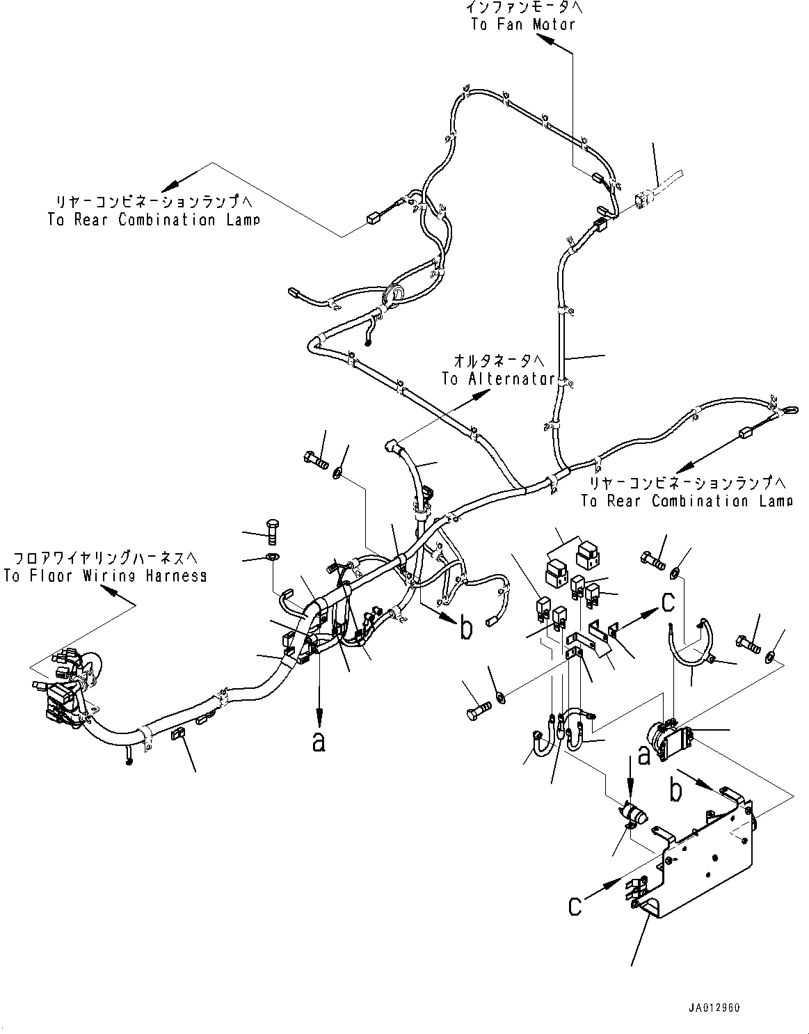 Кабель 419-Z91-5231 KOMATSU
