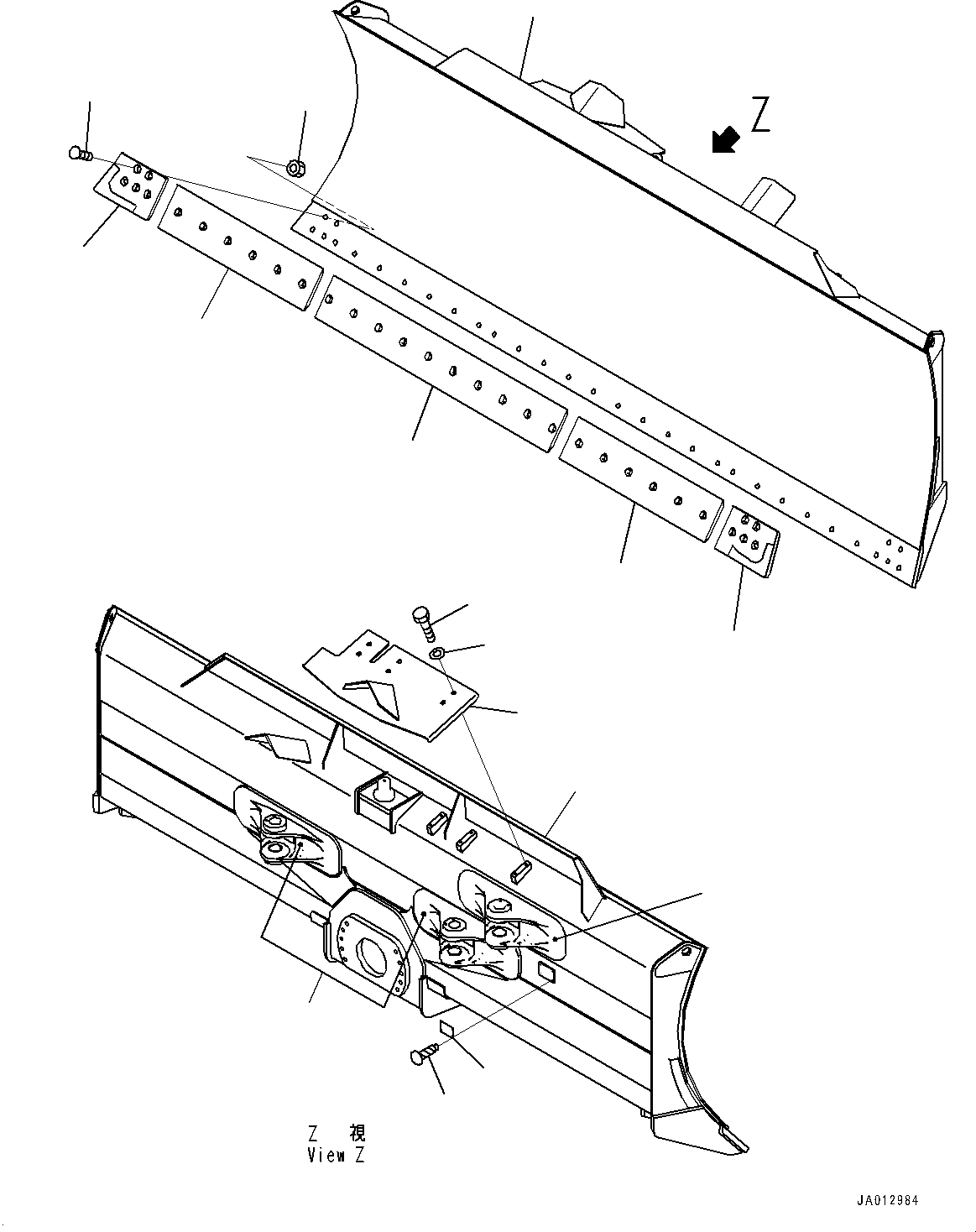 Щётка стеклоочистителя 13Y-72-11200 KOMATSU