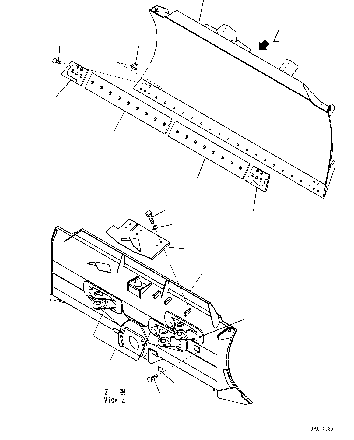 Щётка стеклоочистителя 13Y-72-23200 KOMATSU