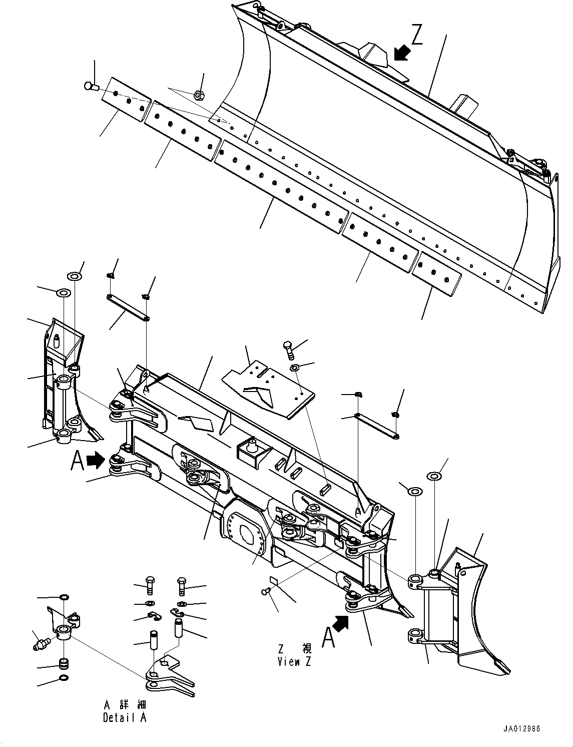 Пластина 13Y-72-12271 KOMATSU