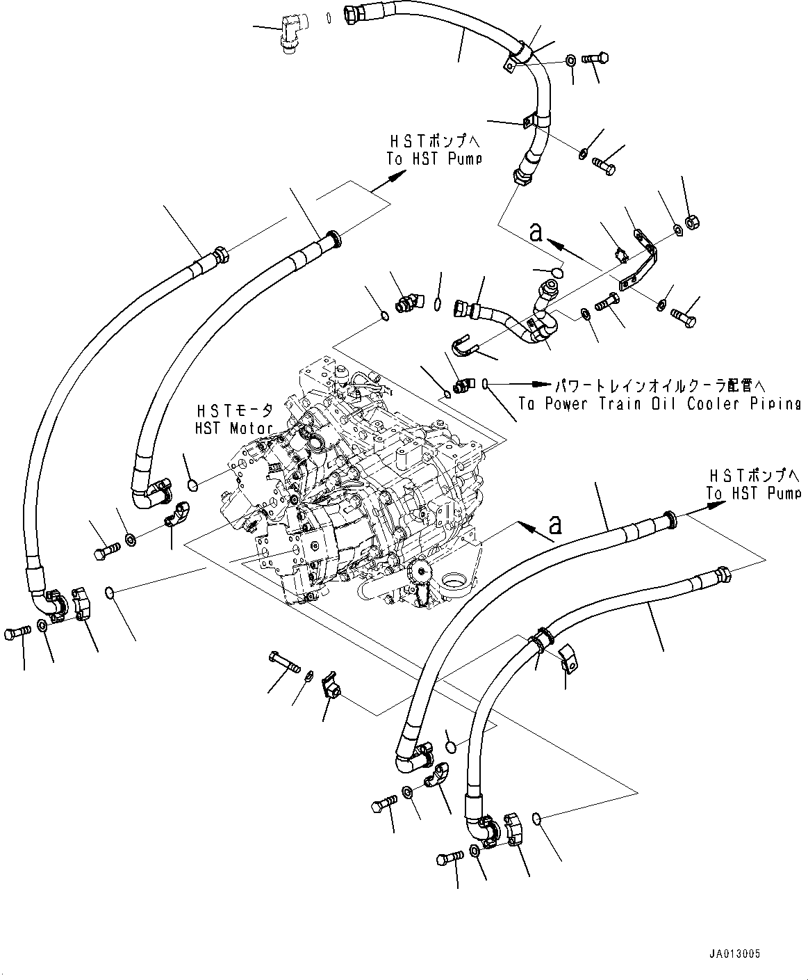 Фланец разъёмный 415-18-11231 KOMATSU