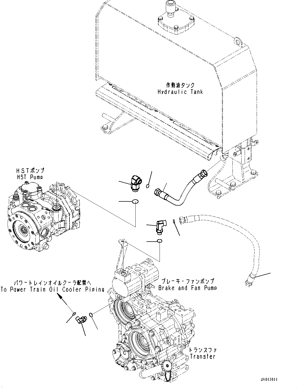 Шланг 02774-00605 KOMATSU