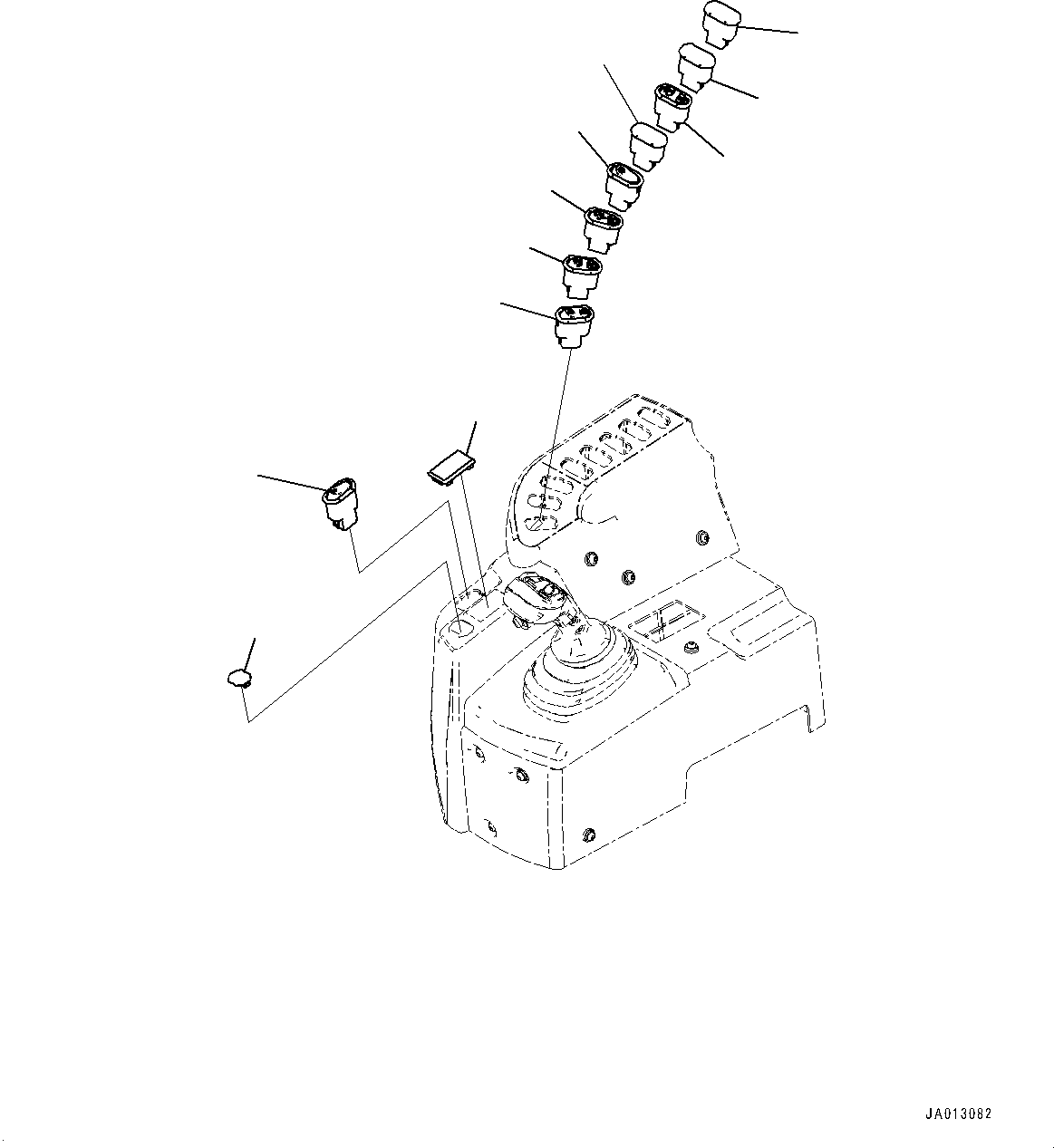 Switch, Power Mode 423-06-65520 KOMATSU