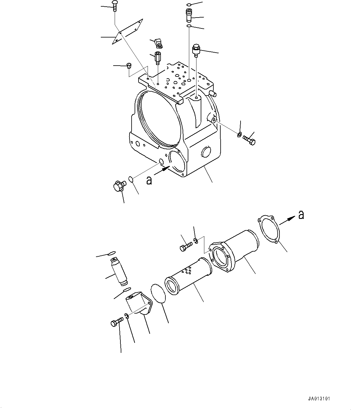 Transmission Assembly, 2 Forward - 2 Reverse 103-15-41010 KOMATSU