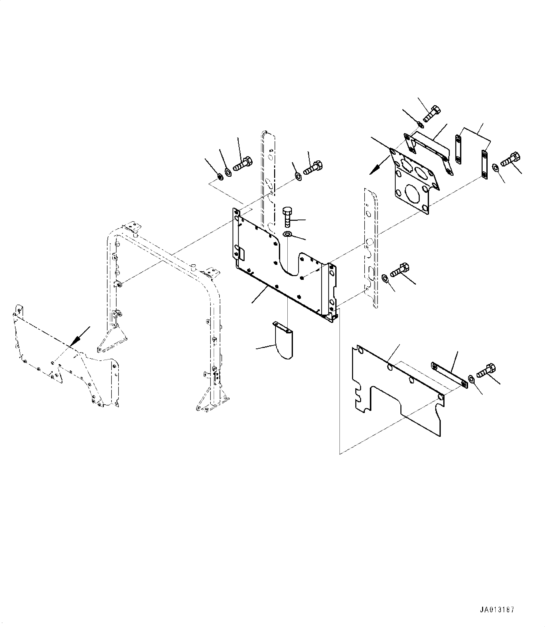 Лист 424-54-41750 KOMATSU