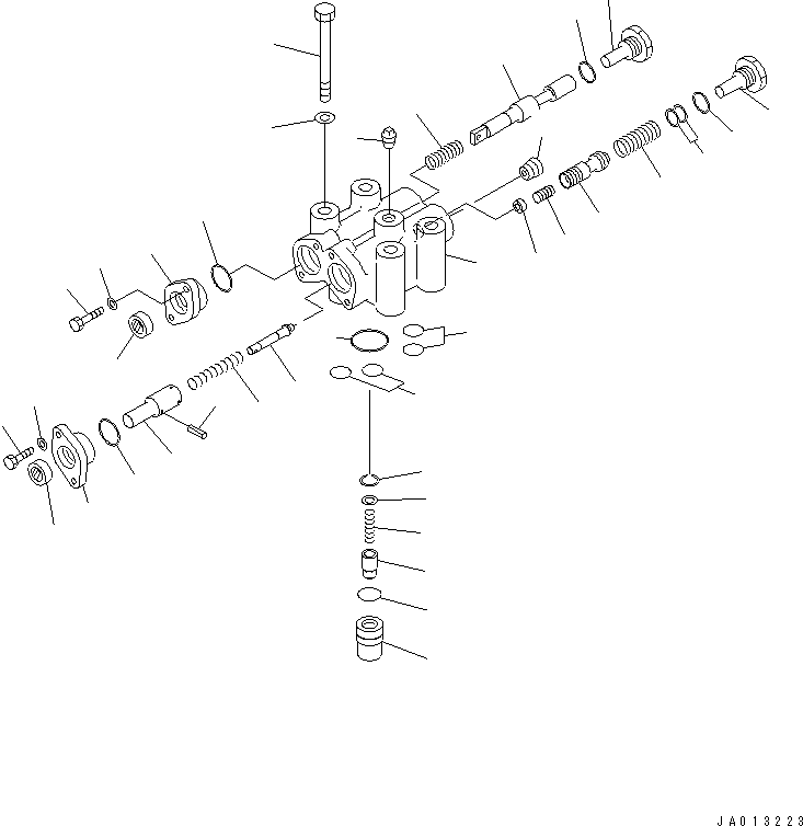 Клапан в сборе (\2\14Z-40-12101) KOMATSU