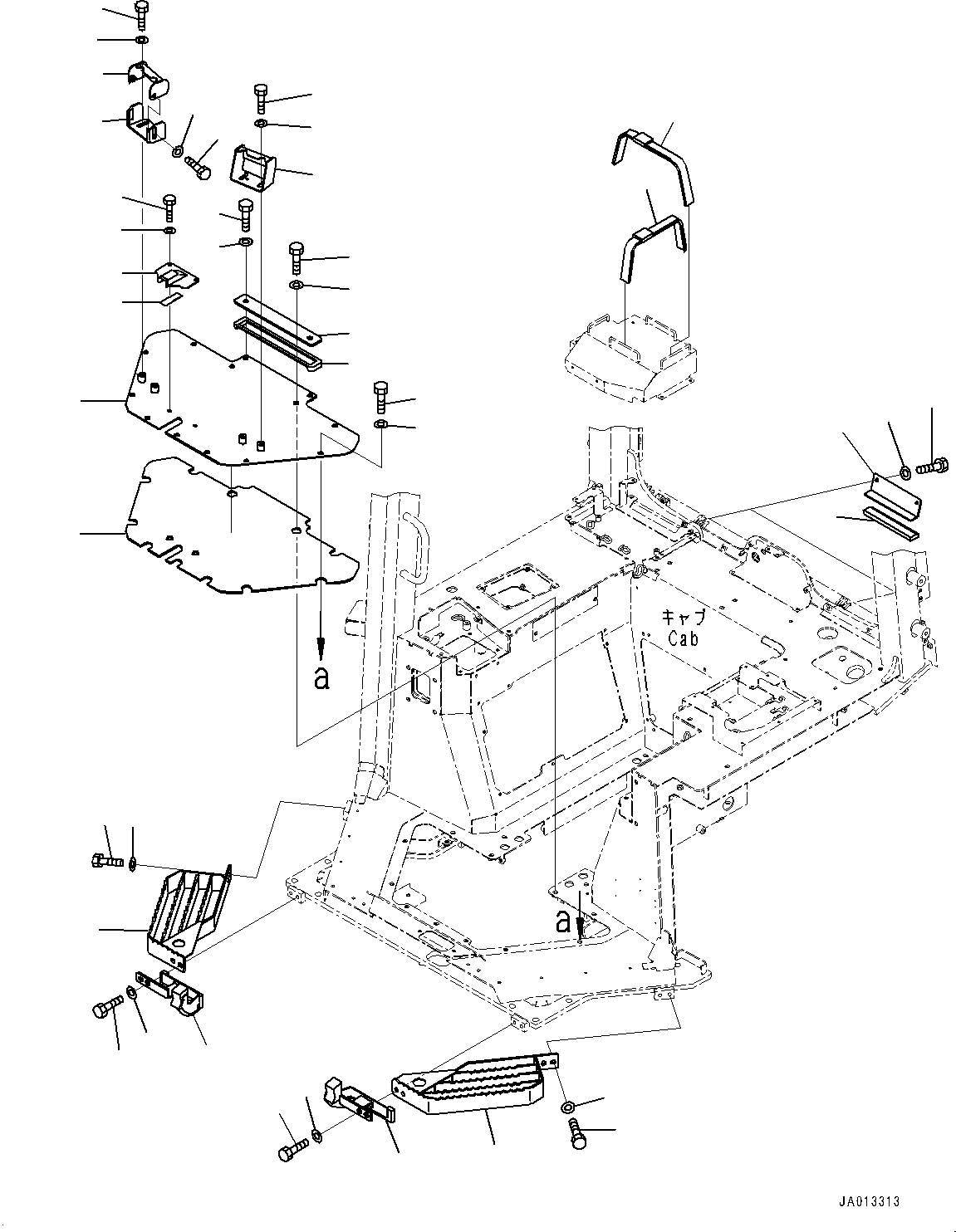Уплотнение 11Y-54-46741 KOMATSU