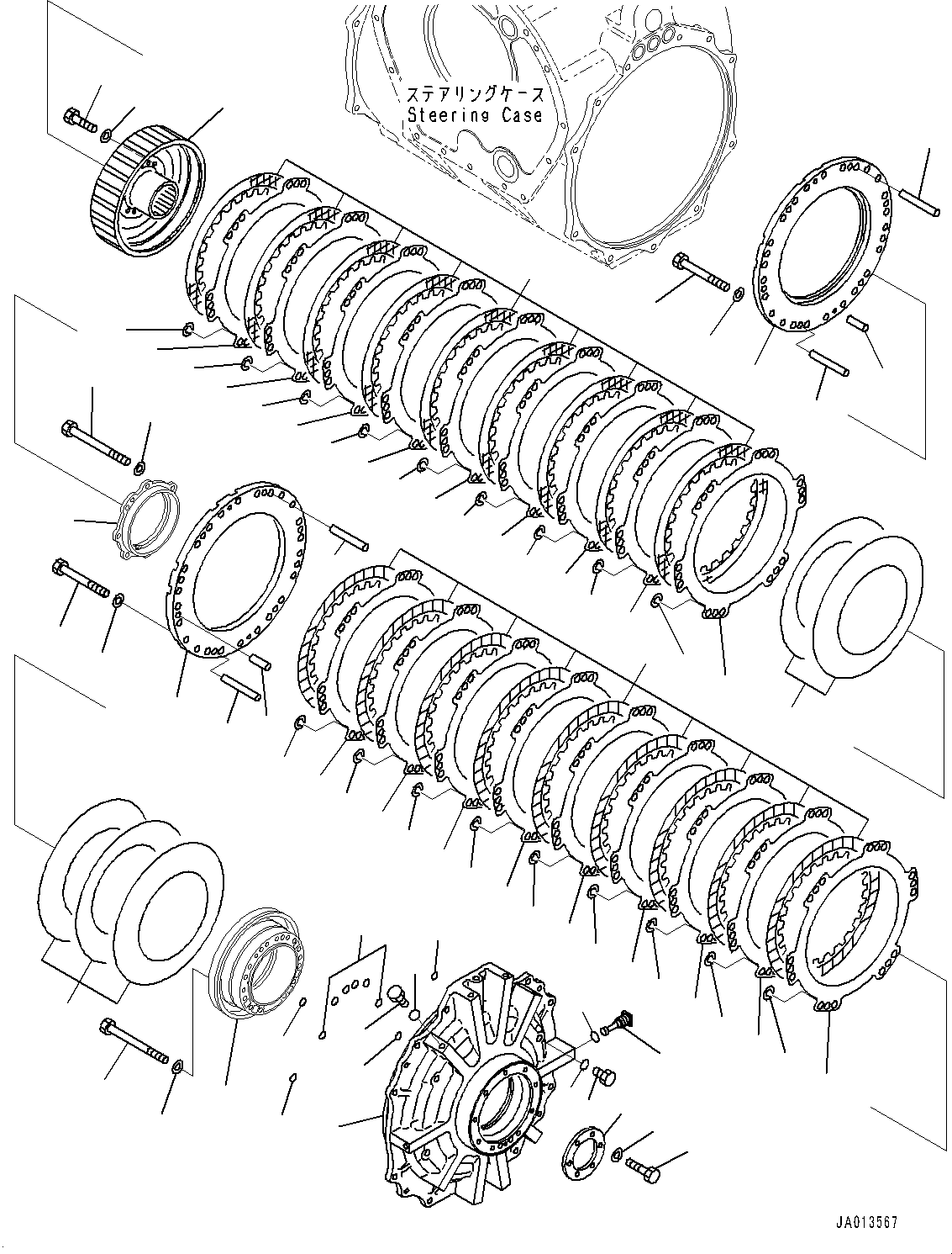 Clutch and Brake Assembly 195-22-00323 KOMATSU