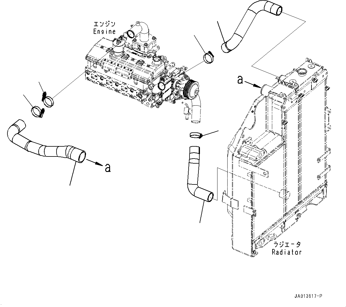 Шланг 22P-03-21330 KOMATSU