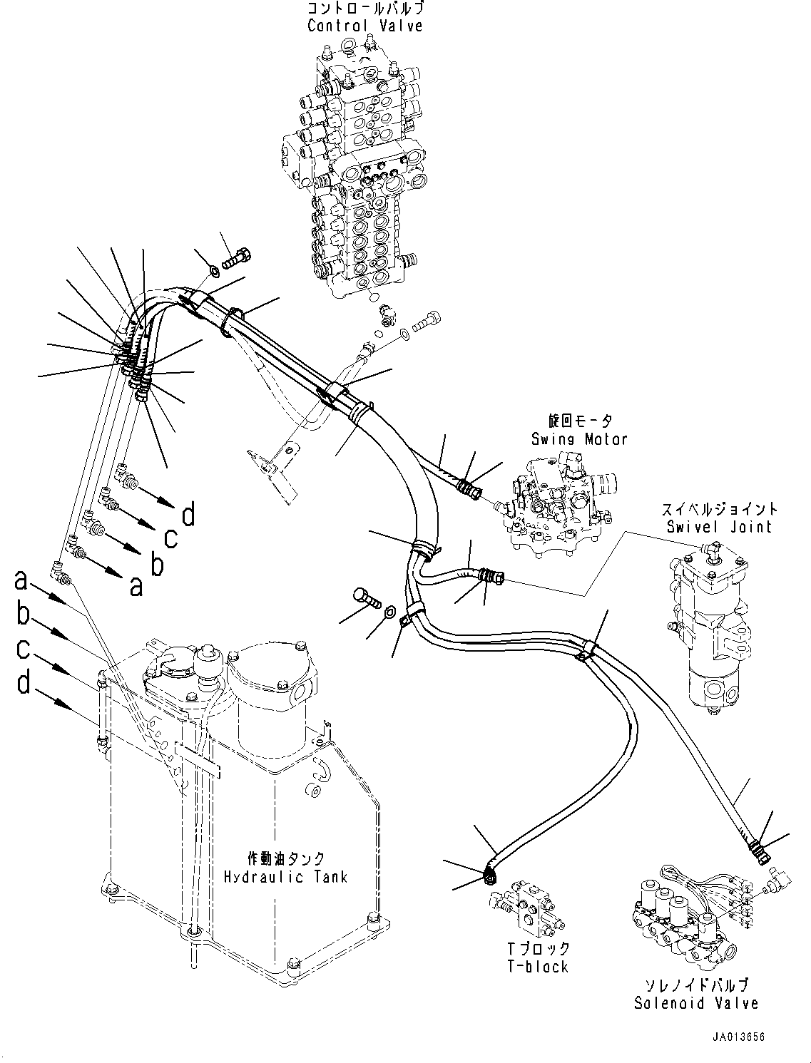 Шланг 22P-62-21610 KOMATSU