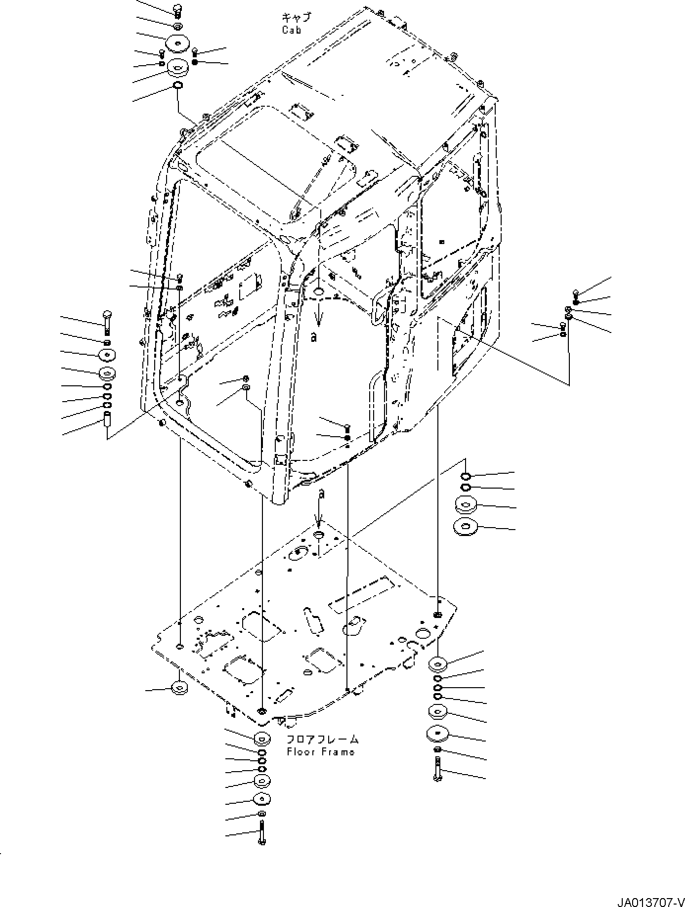Пластина 22P-53-28870 KOMATSU