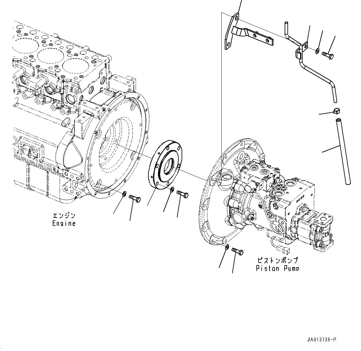Муфта 708-3T-12260 KOMATSU