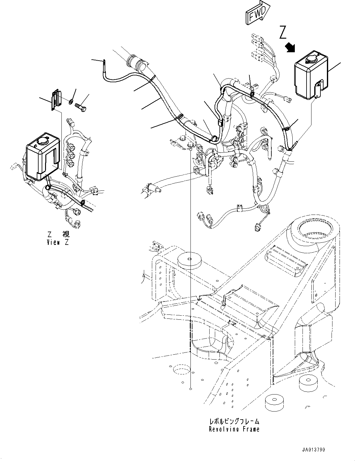 Бак 22P-06-22131 KOMATSU