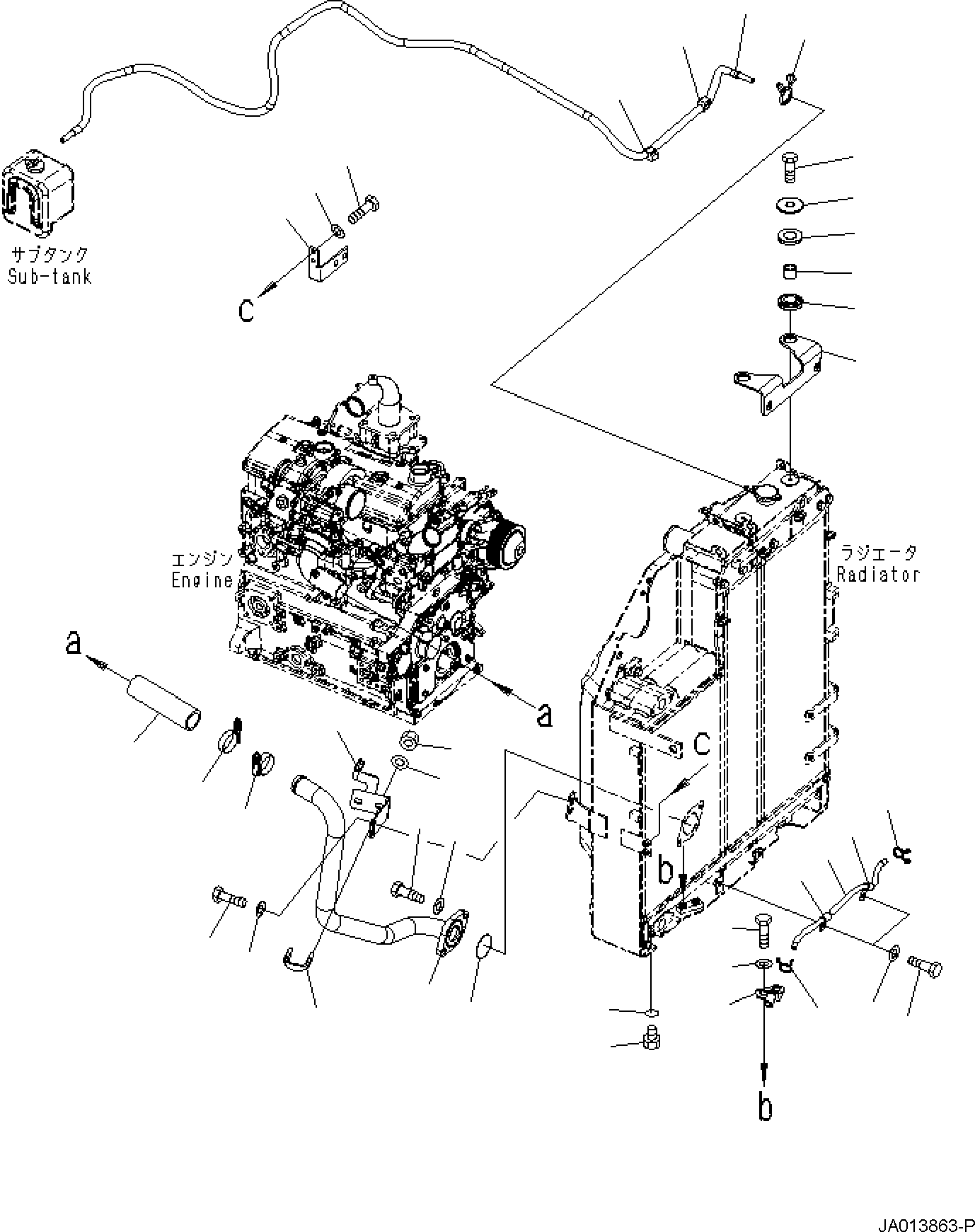 HOSE, ASSEMBLY 22P-03-21251 KOMATSU