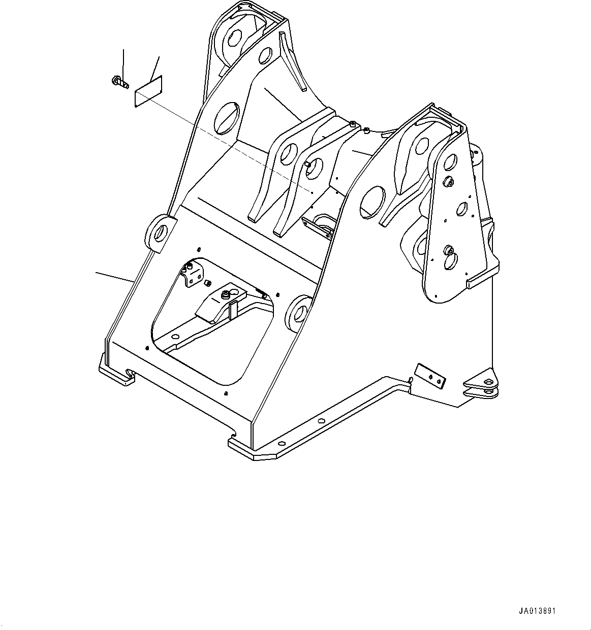 Seat Assembly, Front Frame 419-S96-5482 KOMATSU