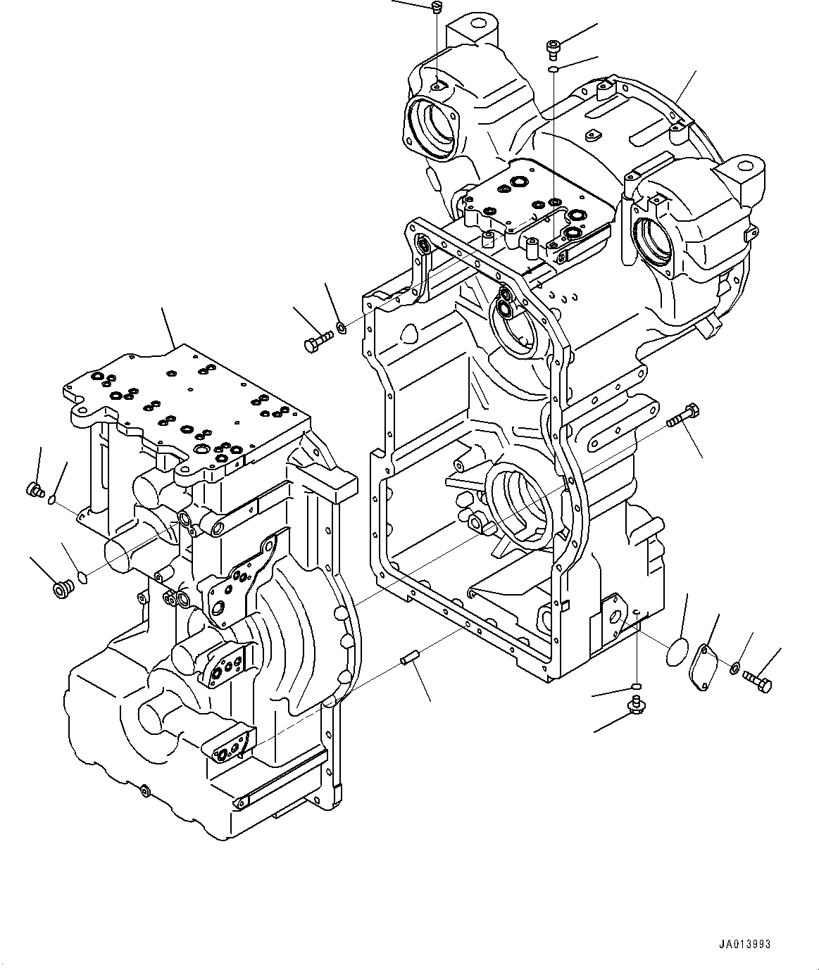 Коробка передач в сборе 234-13-80000 KOMATSU