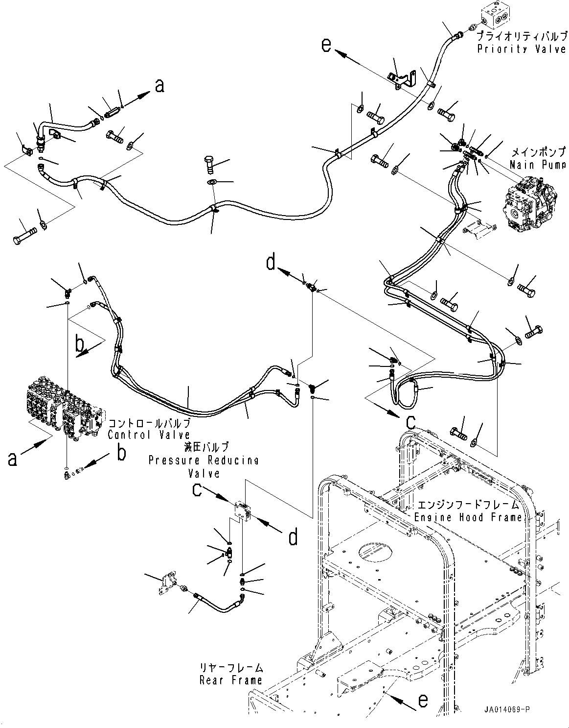 Соединительный штуцер 23B-60-73990 KOMATSU