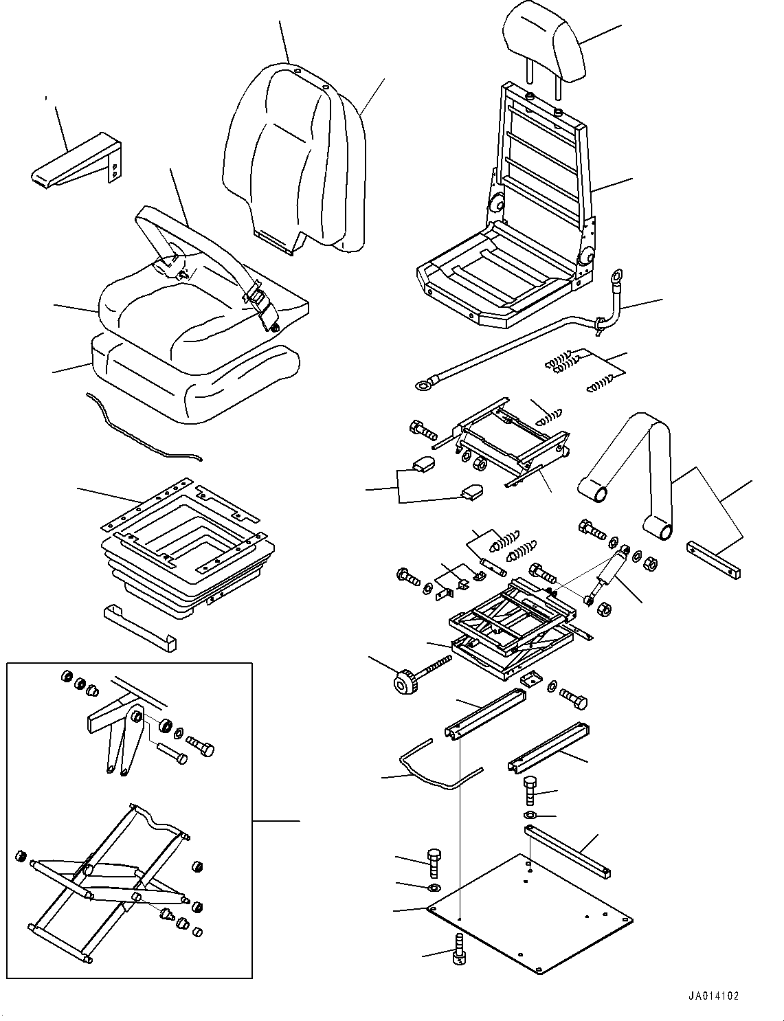 Кронштейн 23B-57-71130 KOMATSU