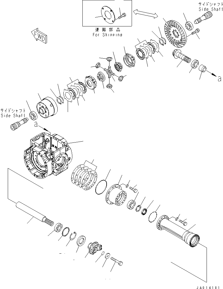 Дифференциал в сборе 418-22-47100 KOMATSU
