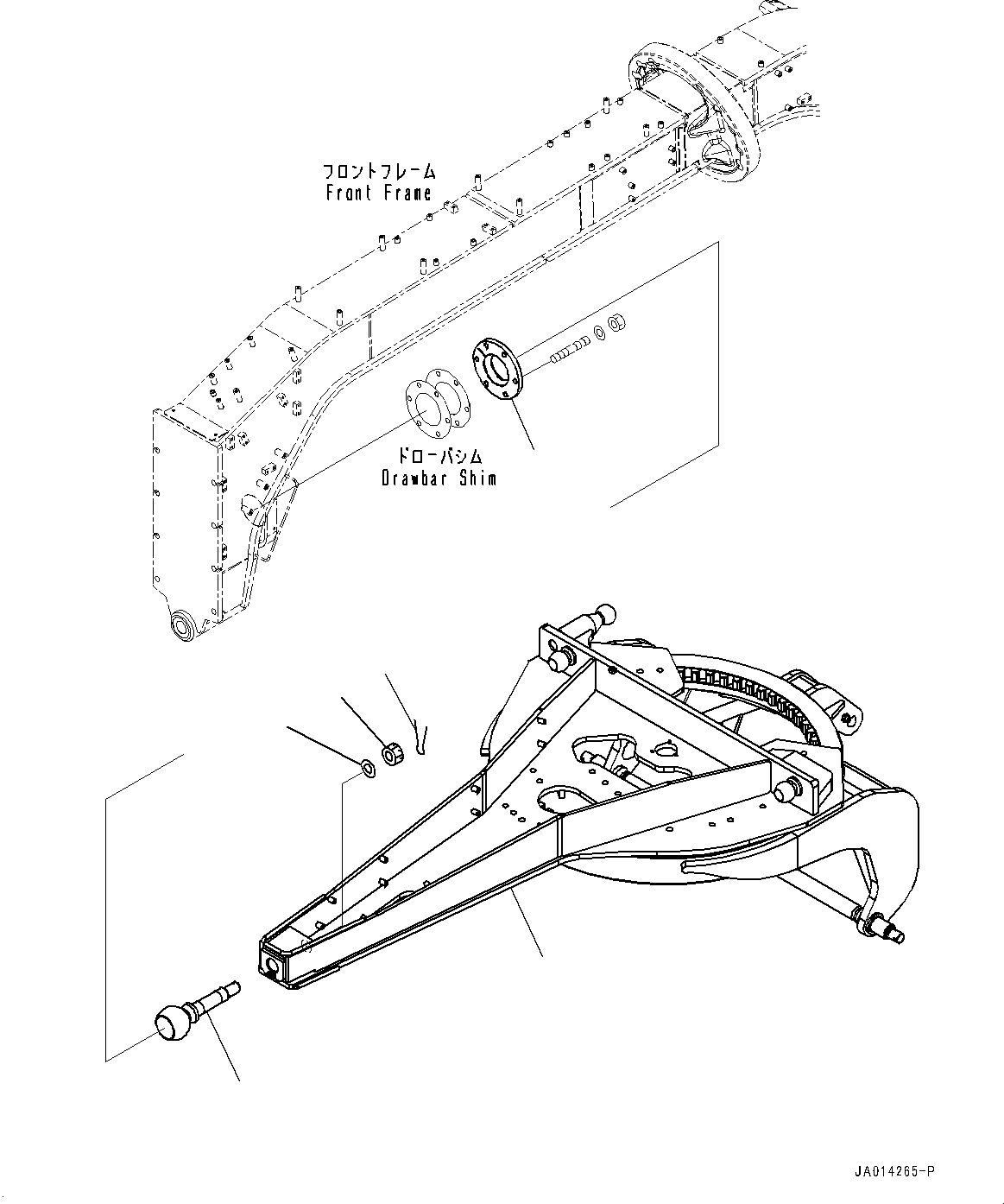 Фланец 234-70-81410 KOMATSU