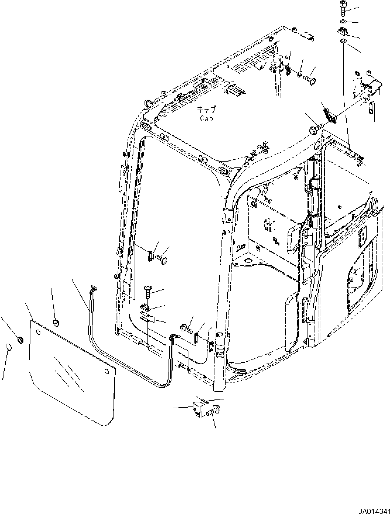 Пластина 22P-53-28630 KOMATSU