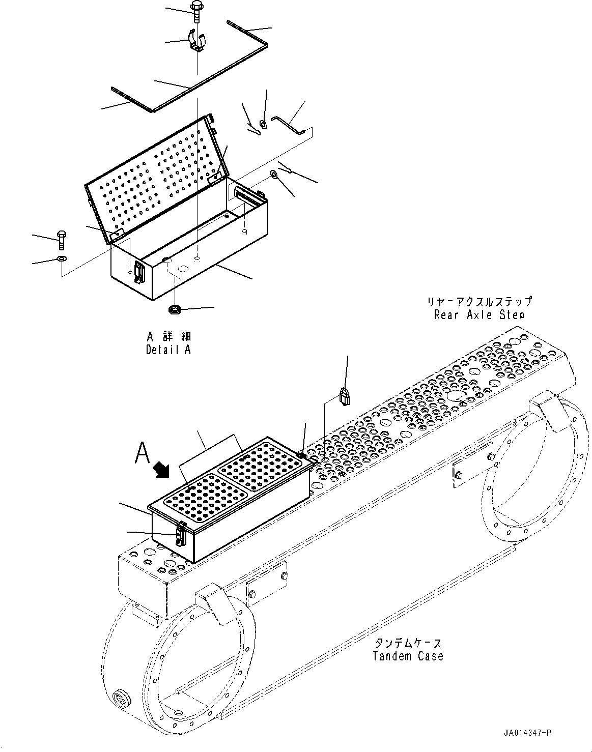 Box, Tool 234-98-81111 KOMATSU