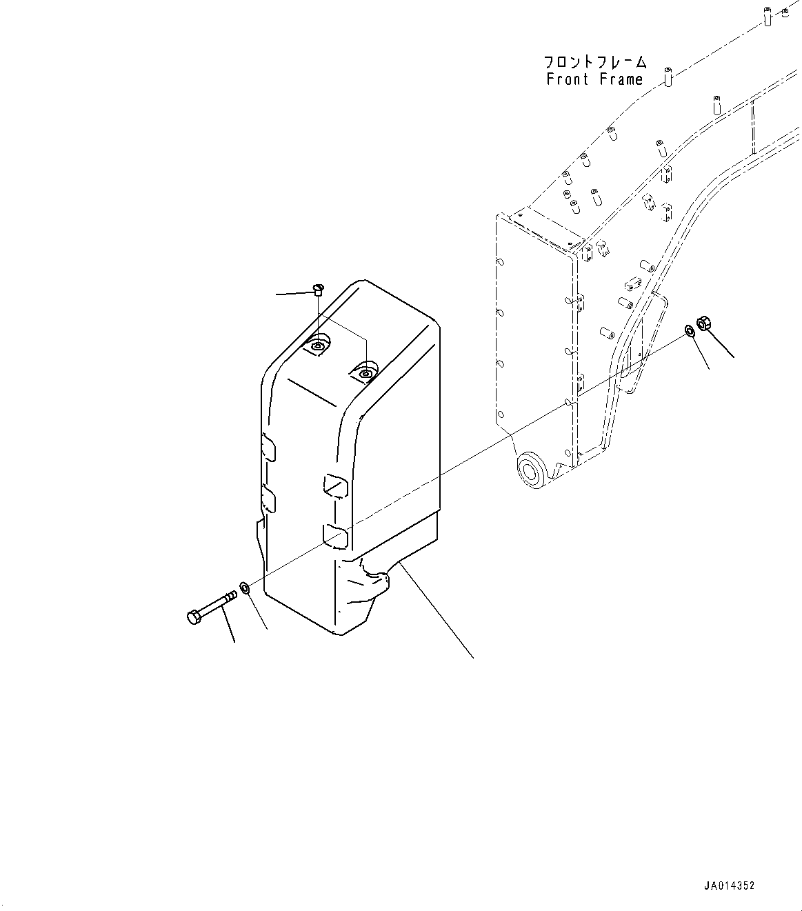 Pusher 234-846-8110 KOMATSU