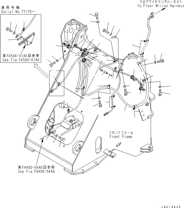 Жгут проводов 416-06-32163 KOMATSU