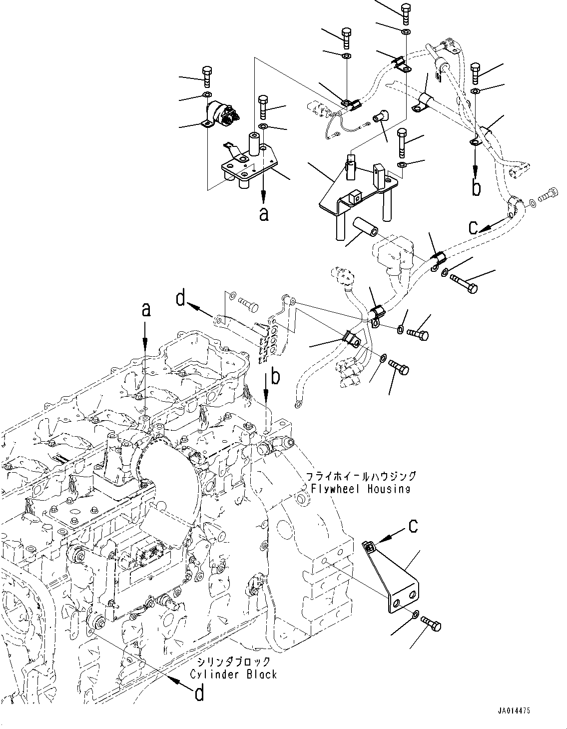 Кронштейн 14X-06-51672 KOMATSU