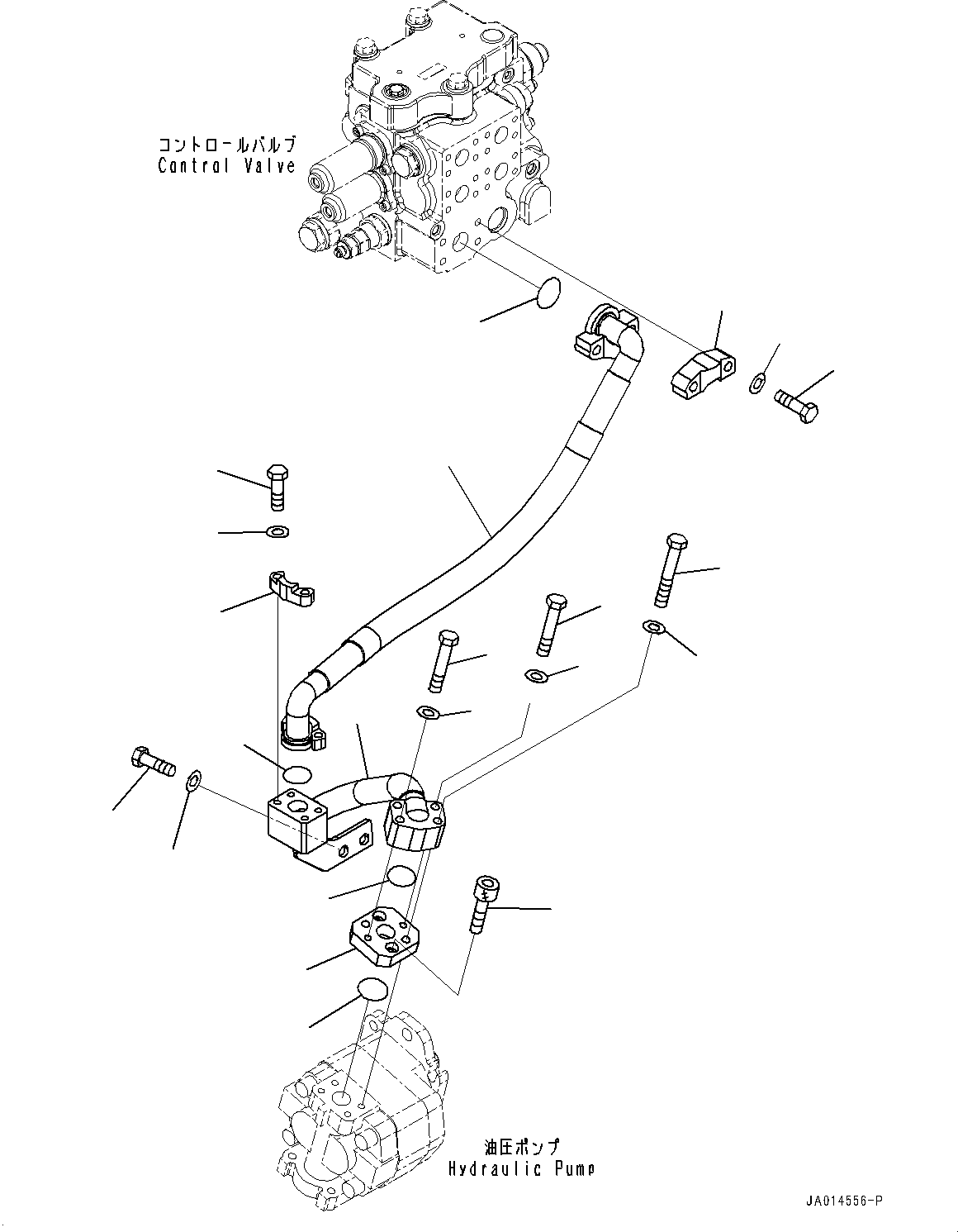 Шланг 14U-62-22181 KOMATSU