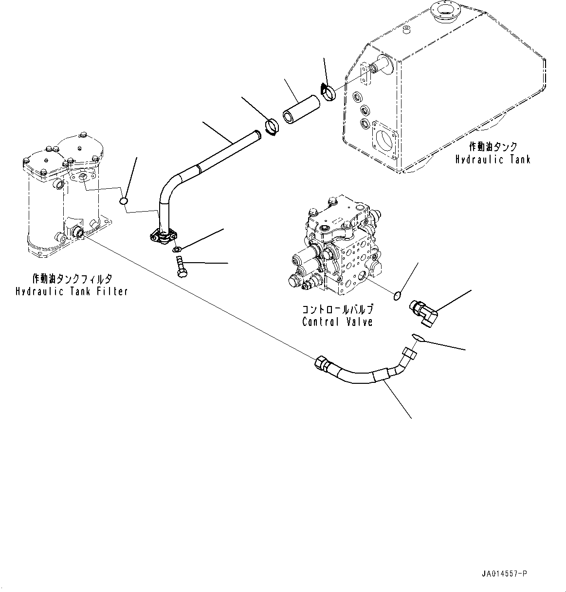Шланг 14U-62-22161 KOMATSU