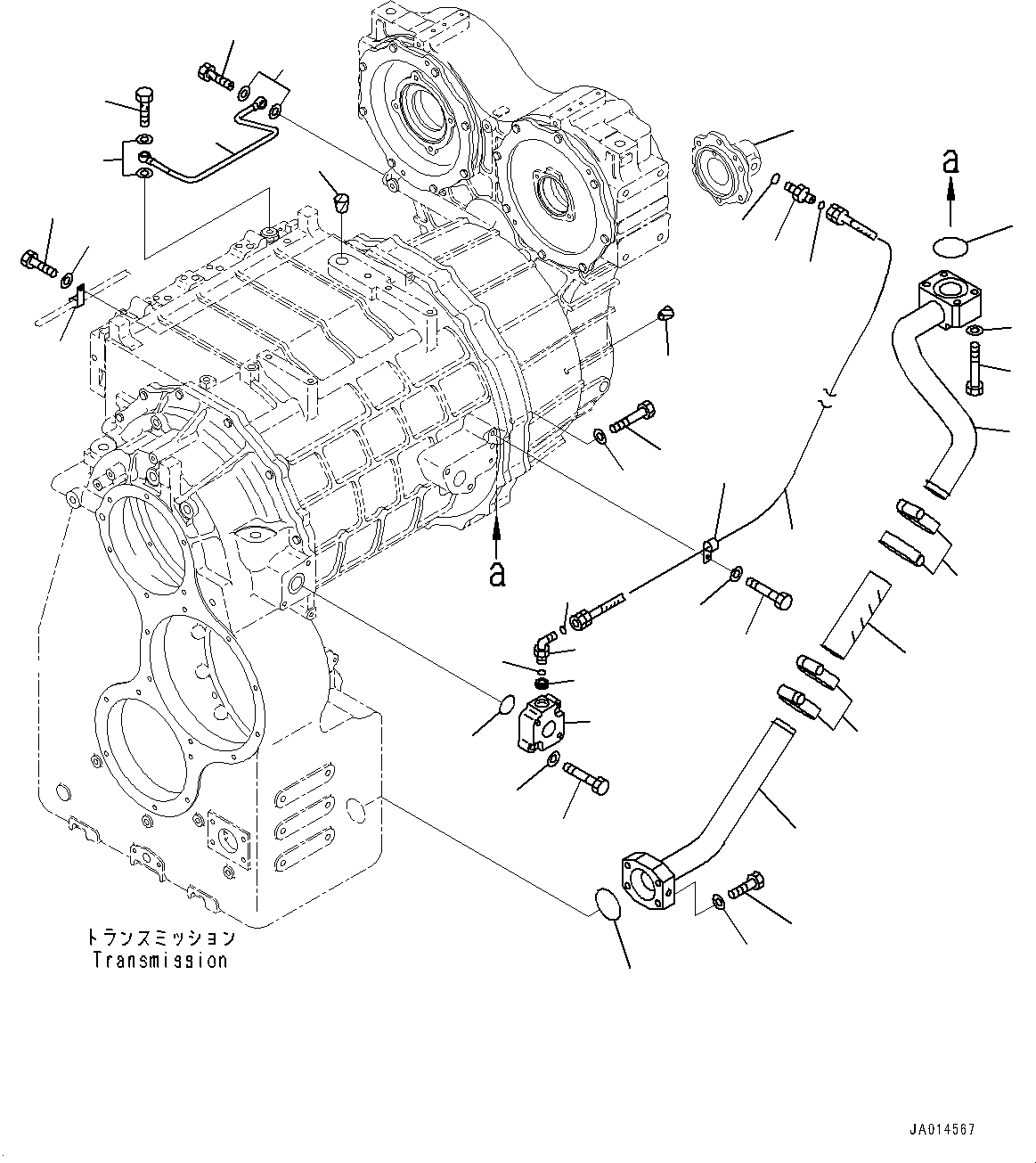 Cover(Torque Converter and Transmission,Housing) (426-13-48131) KOMATSU