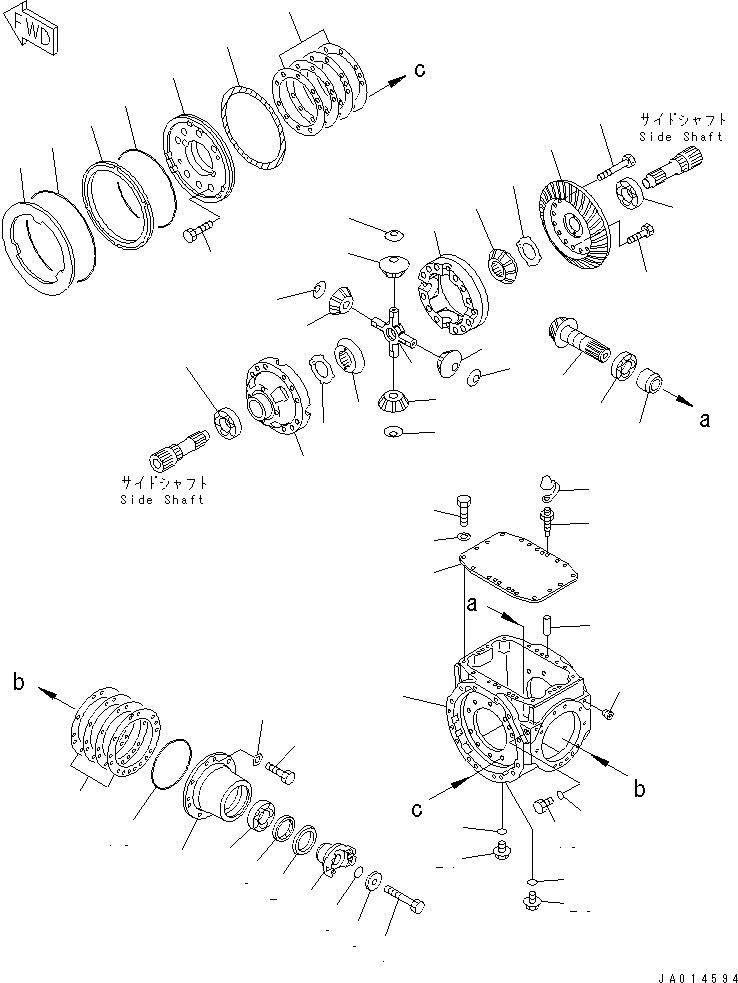 Корпус в сборе 418-22-21900 KOMATSU