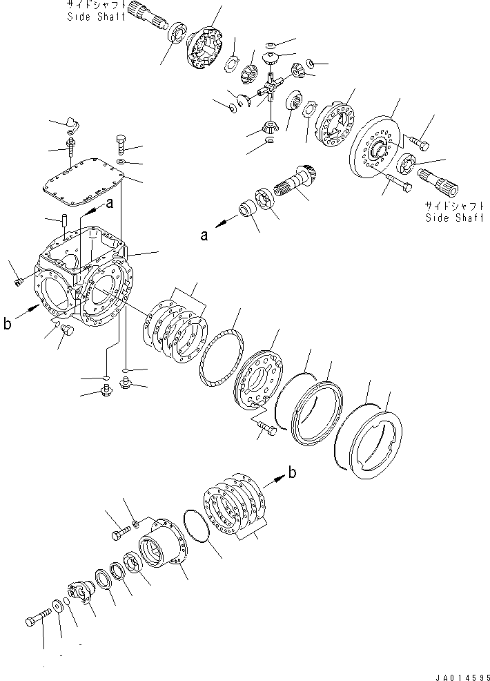 AXLE ASS'Y,REAR (418-23-20001) KOMATSU