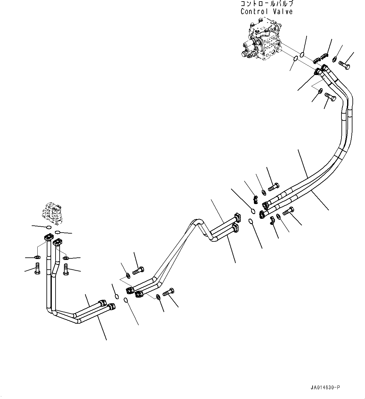 Шланг 14U-62-22221 KOMATSU