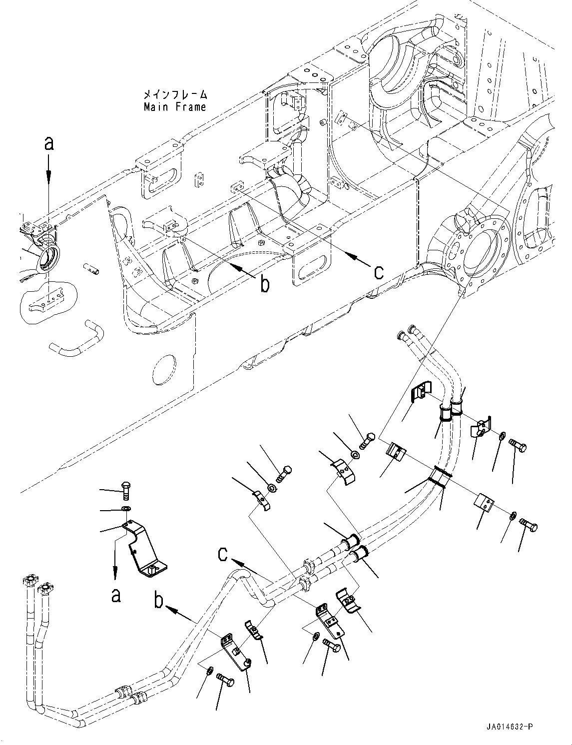 Хомут 14U-62-22780 KOMATSU