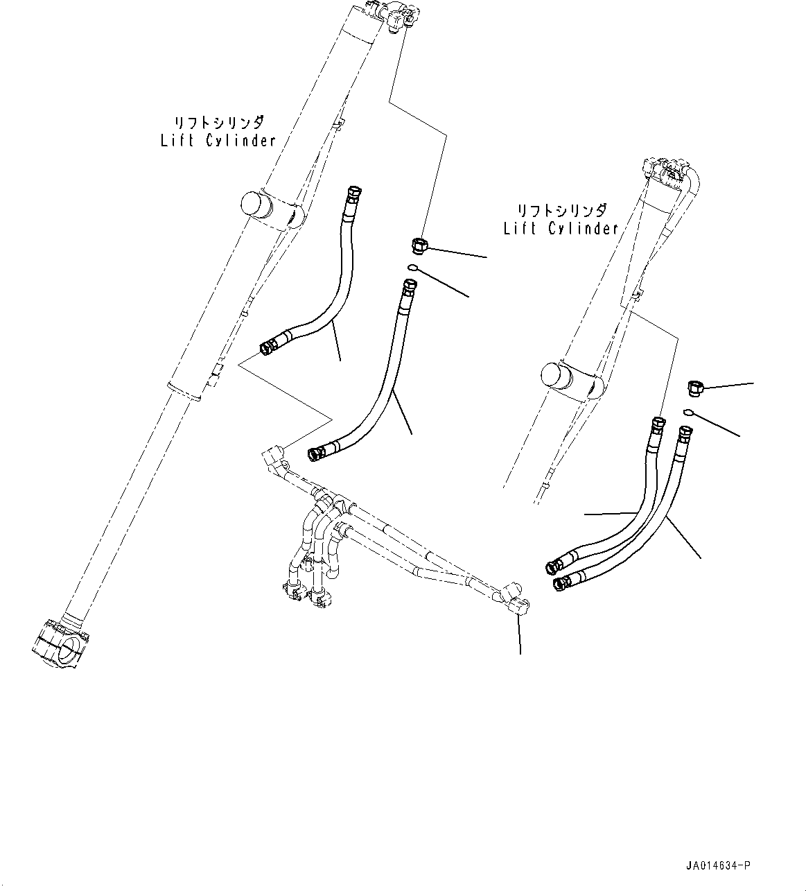 Шланг с торцевым уплотнением 02753-206A7 KOMATSU