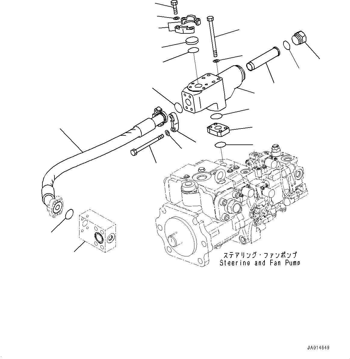 Block(Steering Control Valve,Block) (426-62-31150) KOMATSU