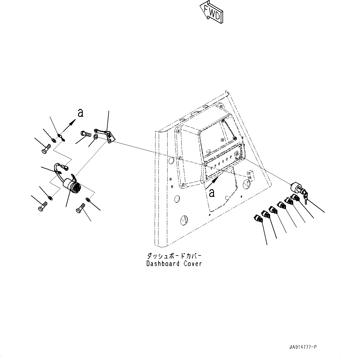 Кронштейн 14U-54-25721 KOMATSU