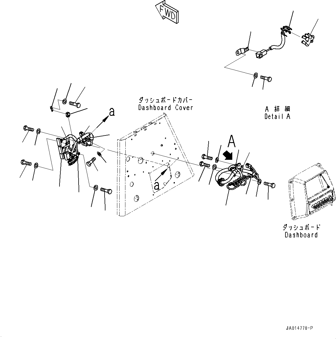 Жгут проводов 14U-06-25541 KOMATSU