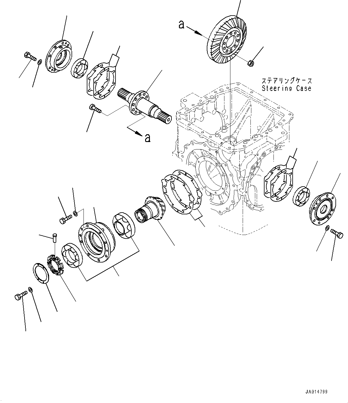 Steering Assembly 14X-22-21050 KOMATSU